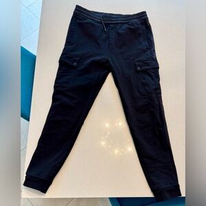 Z Zegna Black Cargo Pants Modern Fit